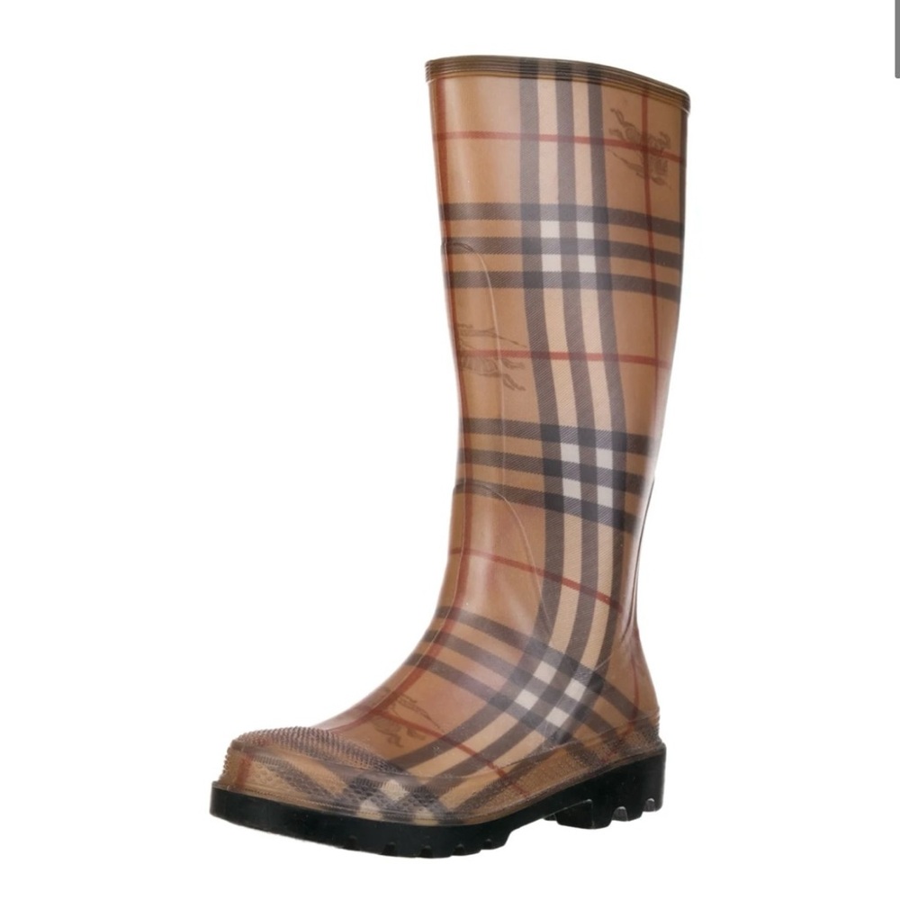 Burberry Rain Boots - like new - size 38.
Fits like a size 7.5